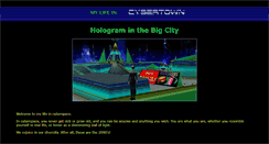 Desktop Screenshot of cybertown.ddgalleries.com
